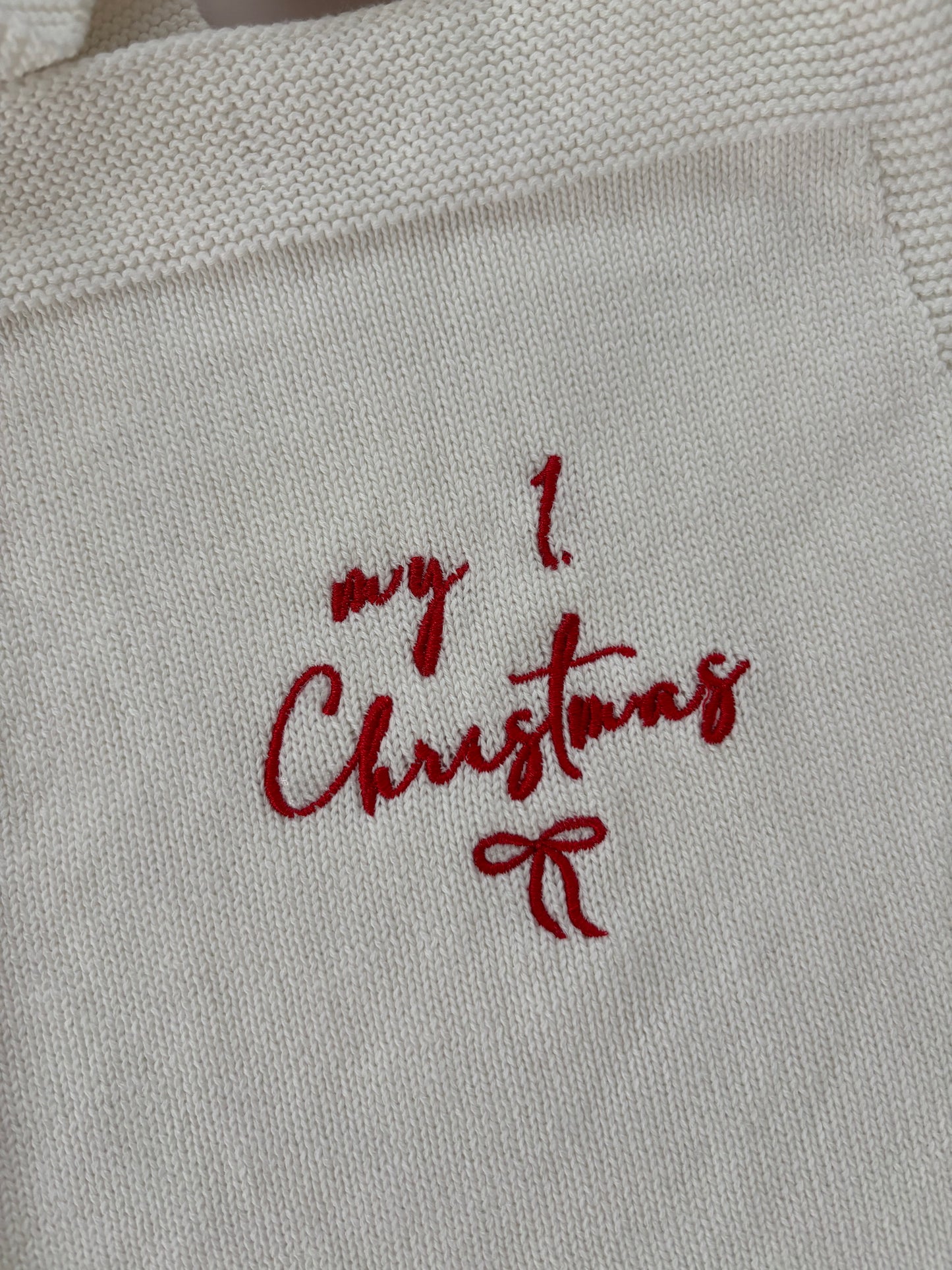 Strampler „My First Christmas“ | Weiß