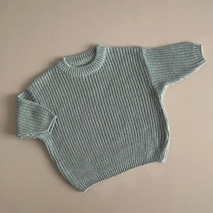 Strickpullover | Türkis