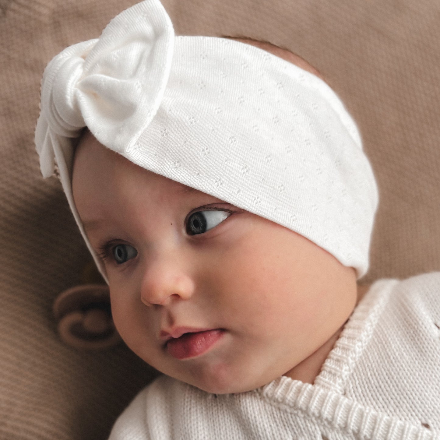 Haarband mit Pointelle-Details | 4 Farben