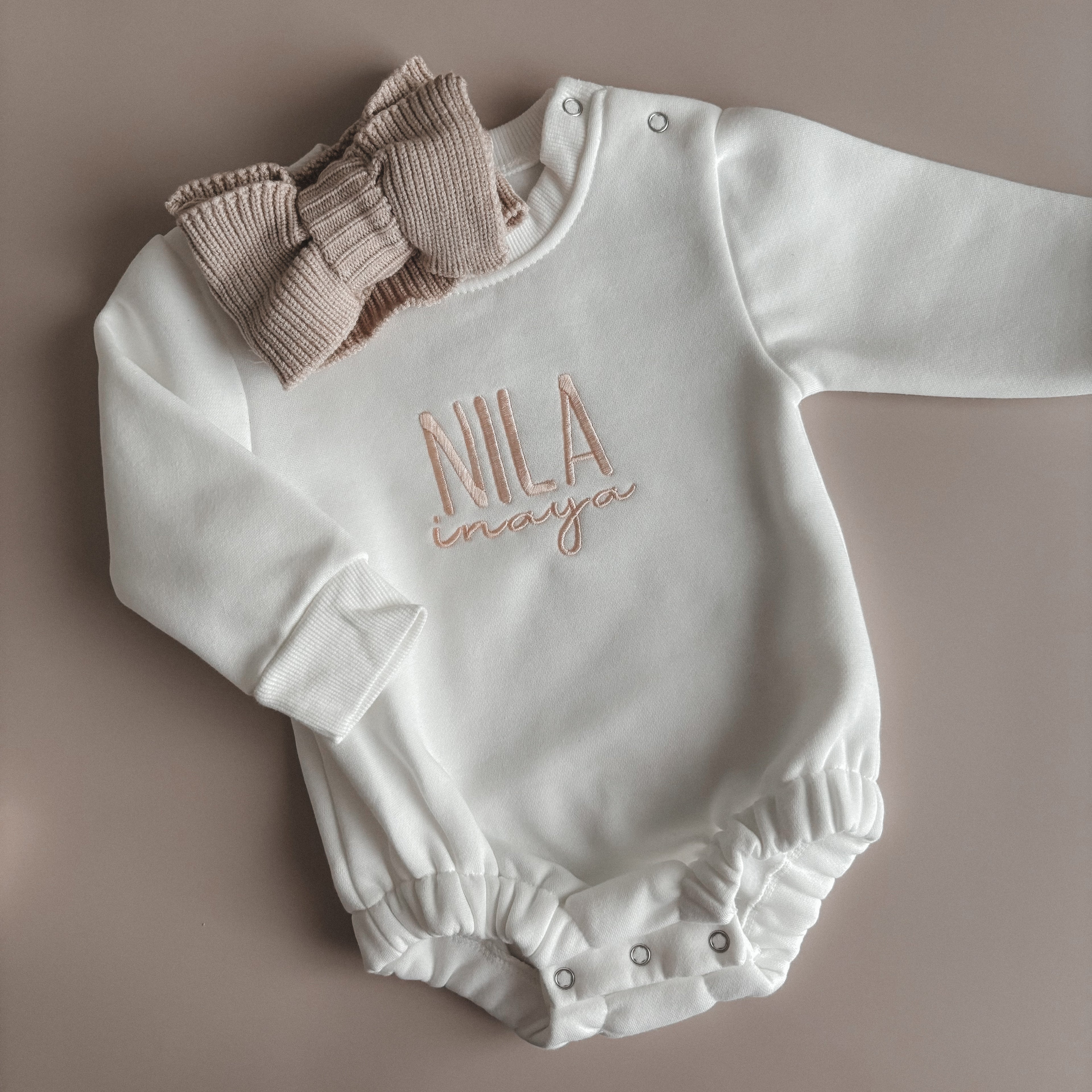 Baumwoll-Strampler | Weiß