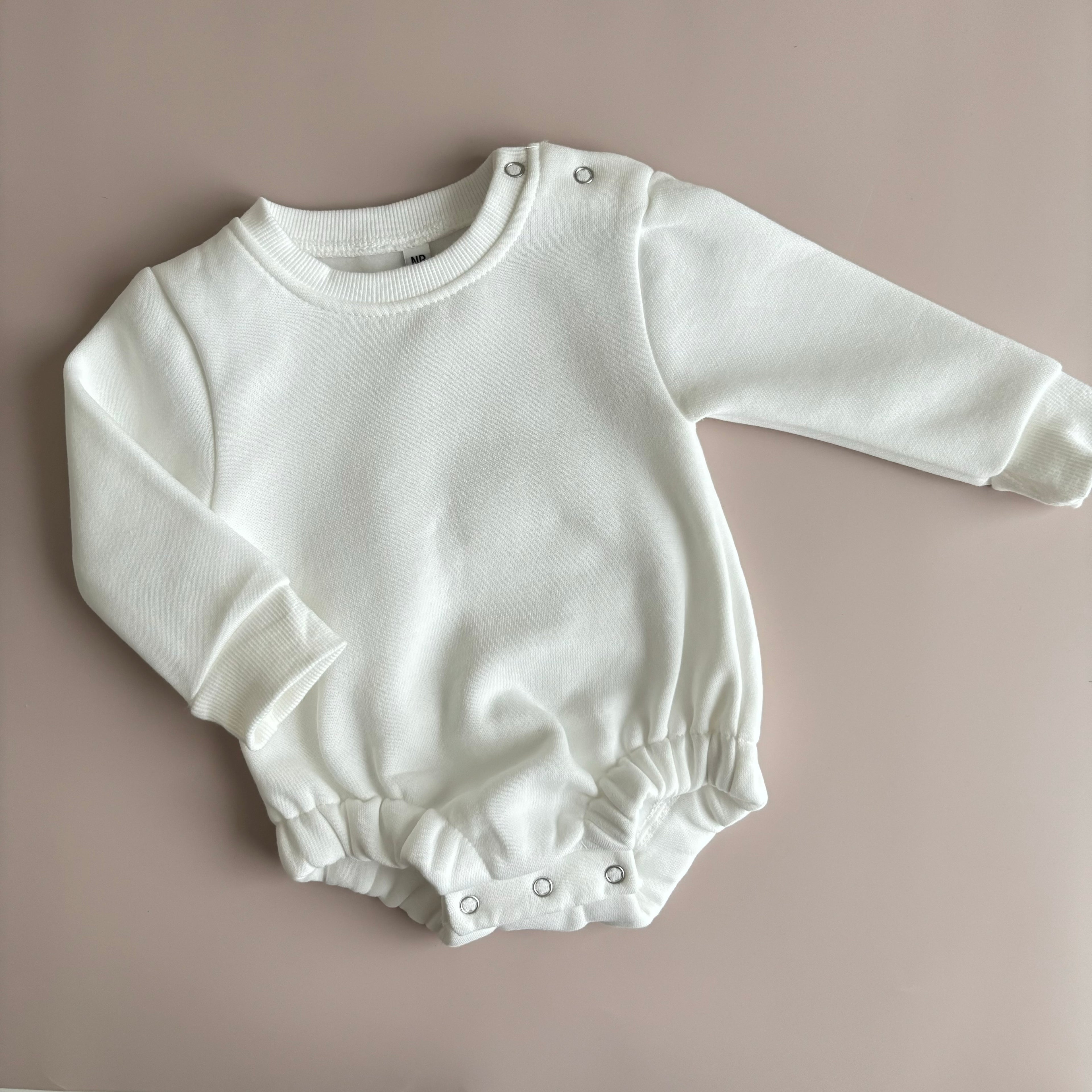 Baumwoll-Strampler | Weiß
