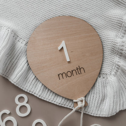 Luftballon-Meilenstein