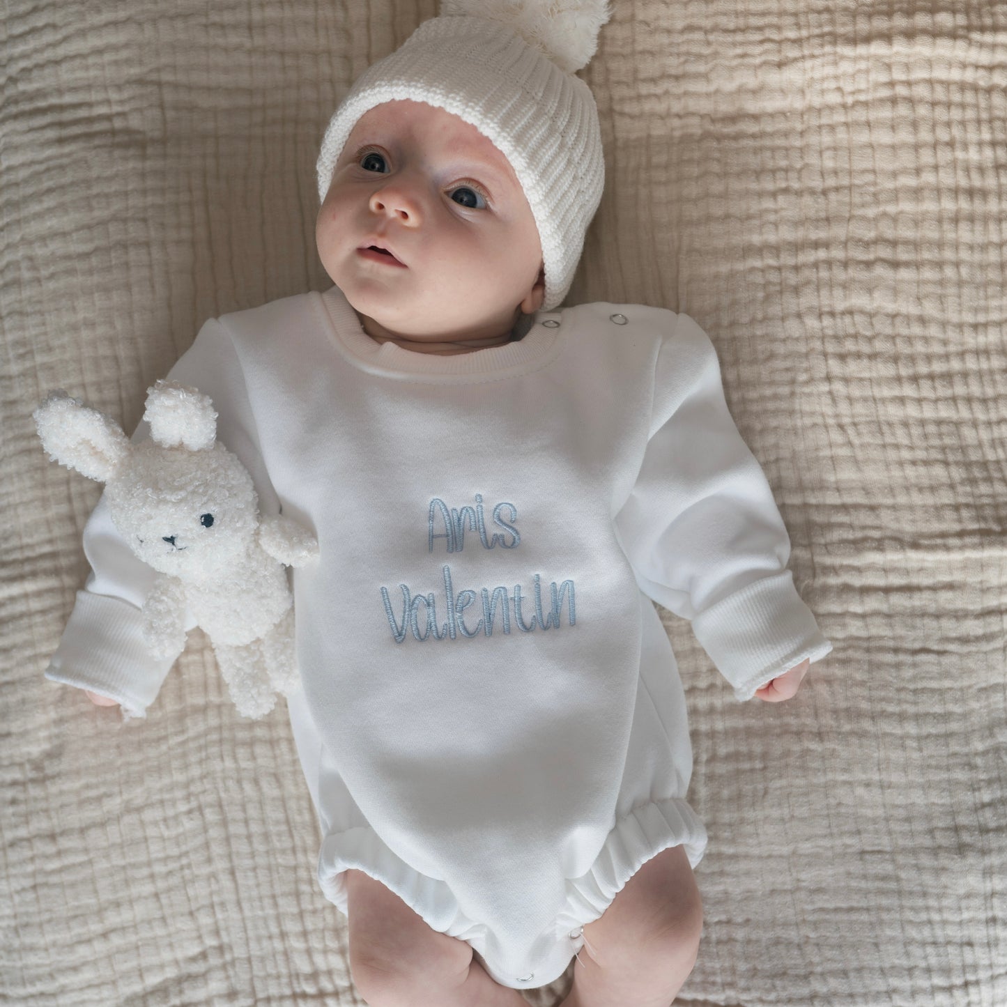 Baumwoll-Strampler | Weiß