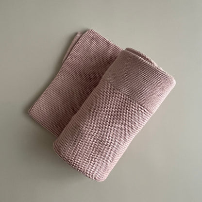 Baby Strickdecke | Alt-Rosa
