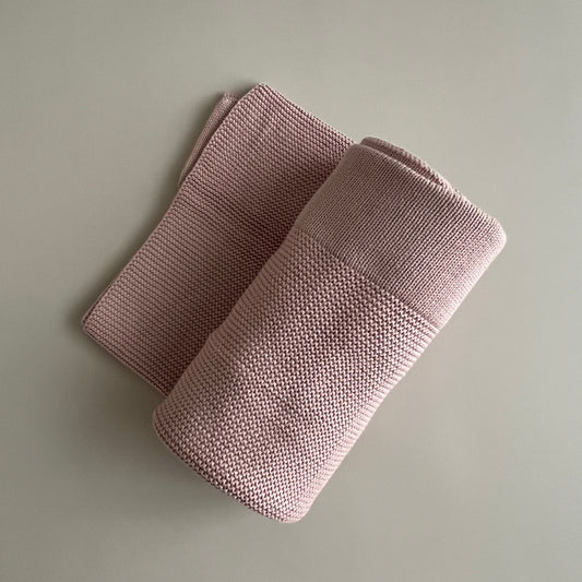Baby Strickdecke | Alt-Rosa
