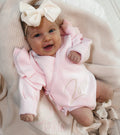 Ruffled Kimono Romper | Pink