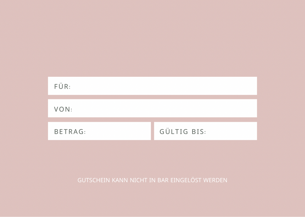 Geschenkgutschein