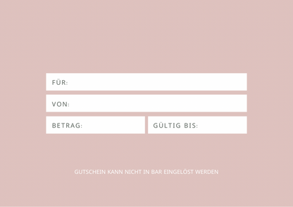 Geschenkgutschein