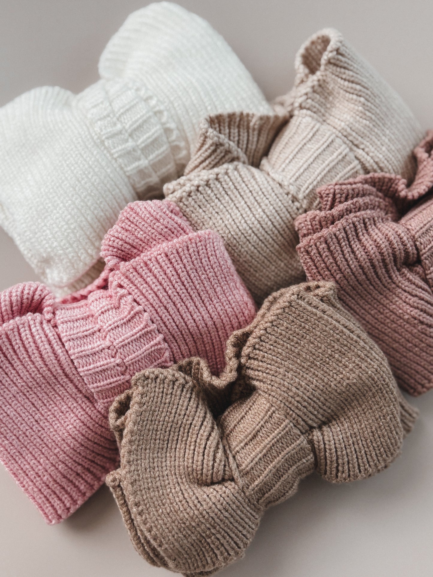 Haarband mit Schleife aus Rippstrick | 5 Farben