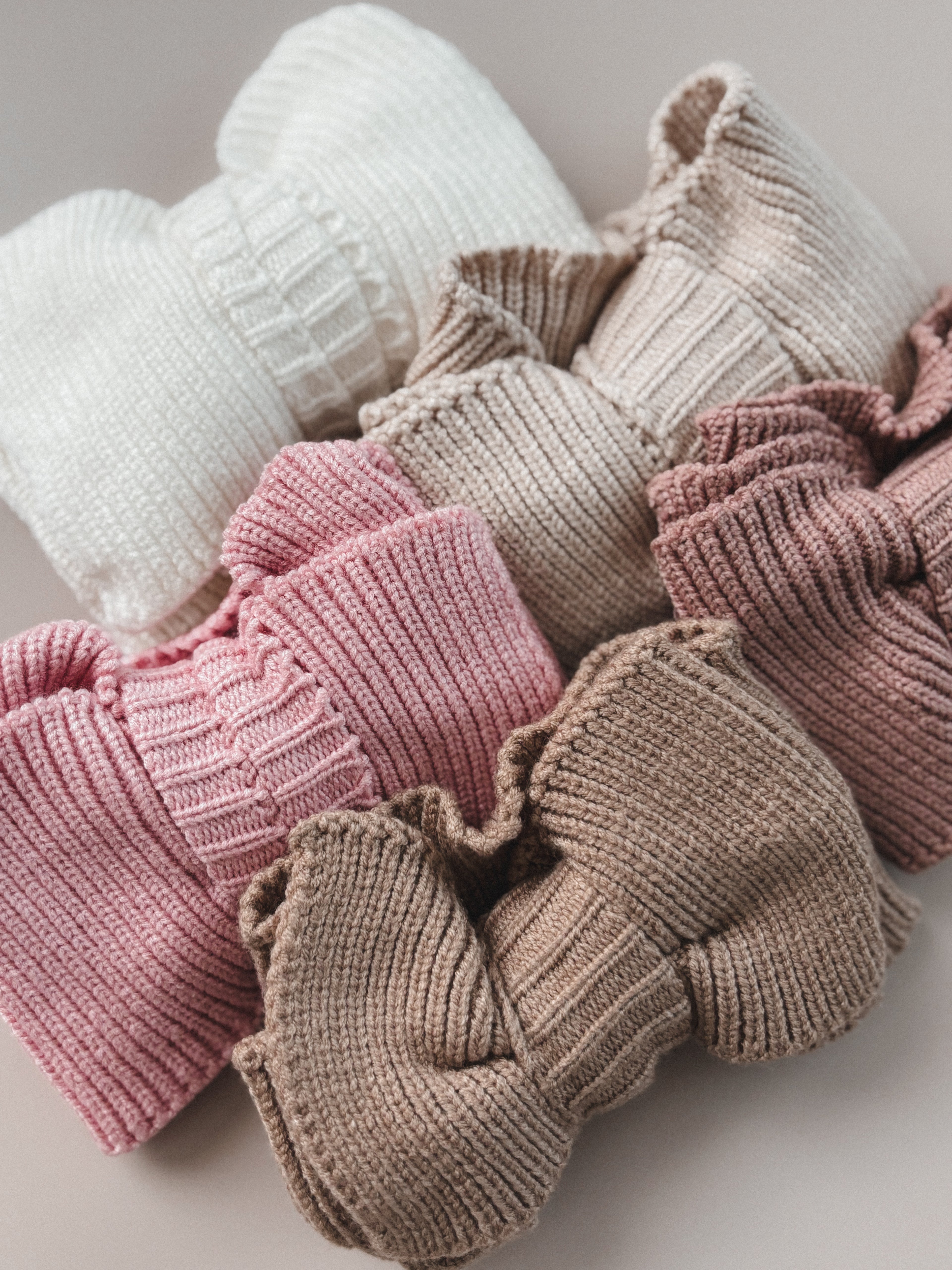 Haarband mit Schleife aus Rippstrick | 5 Farben