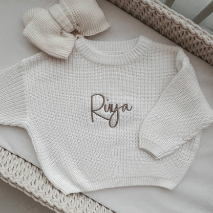 Strickpullover | Weiß