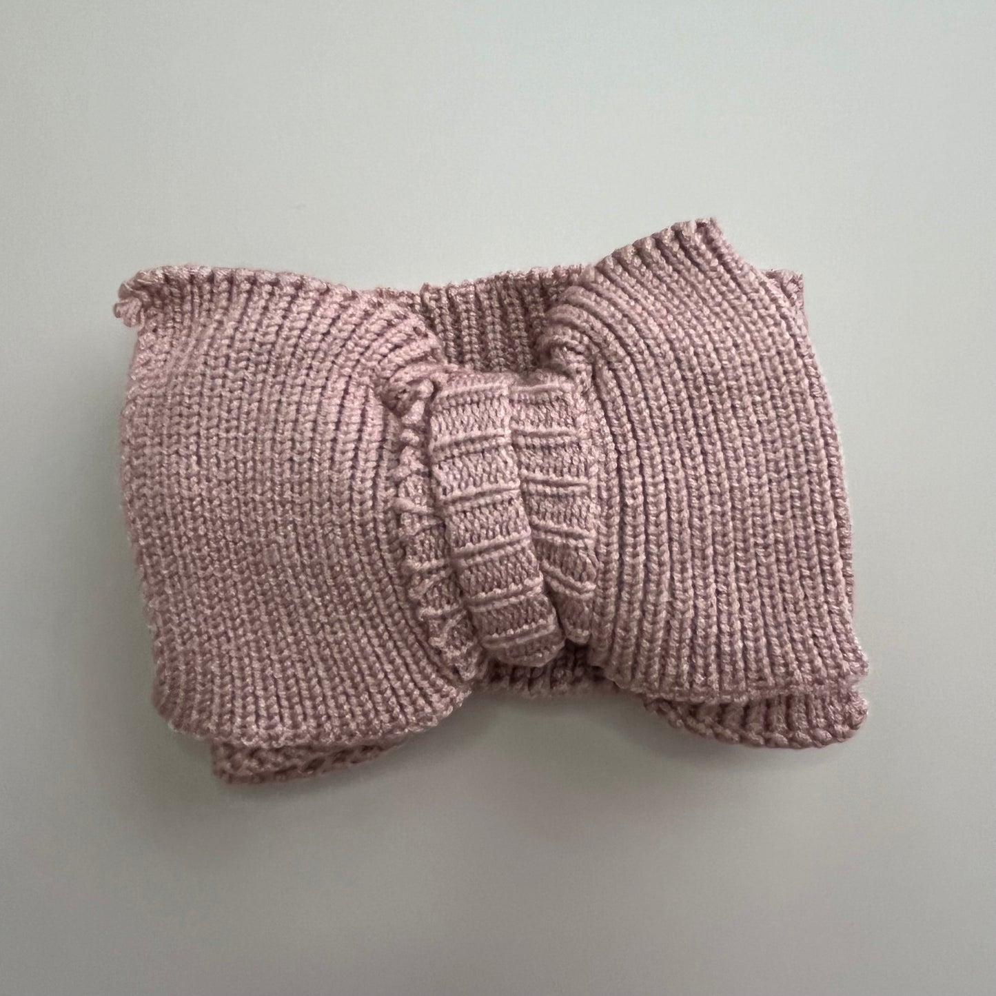 Haarband mit Schleife aus Rippstrick | 5 Farben