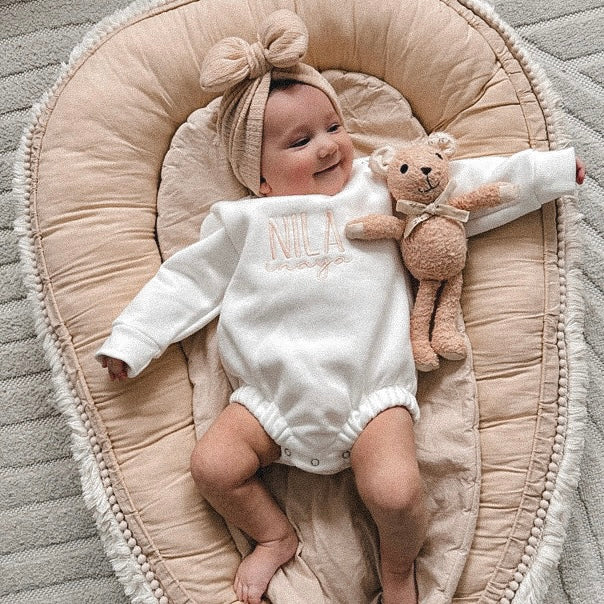 Baumwoll-Strampler | Weiß