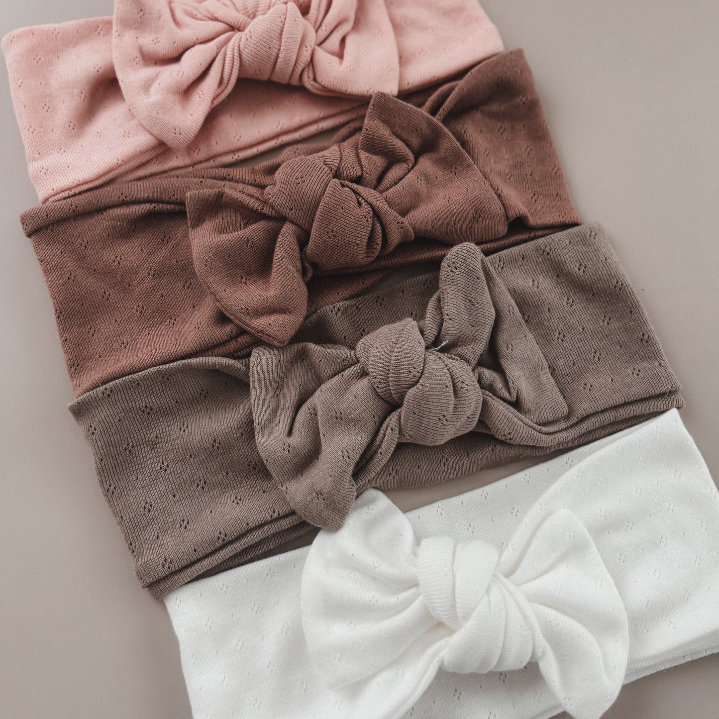 Haarband mit Pointelle-Details | 4 Farben