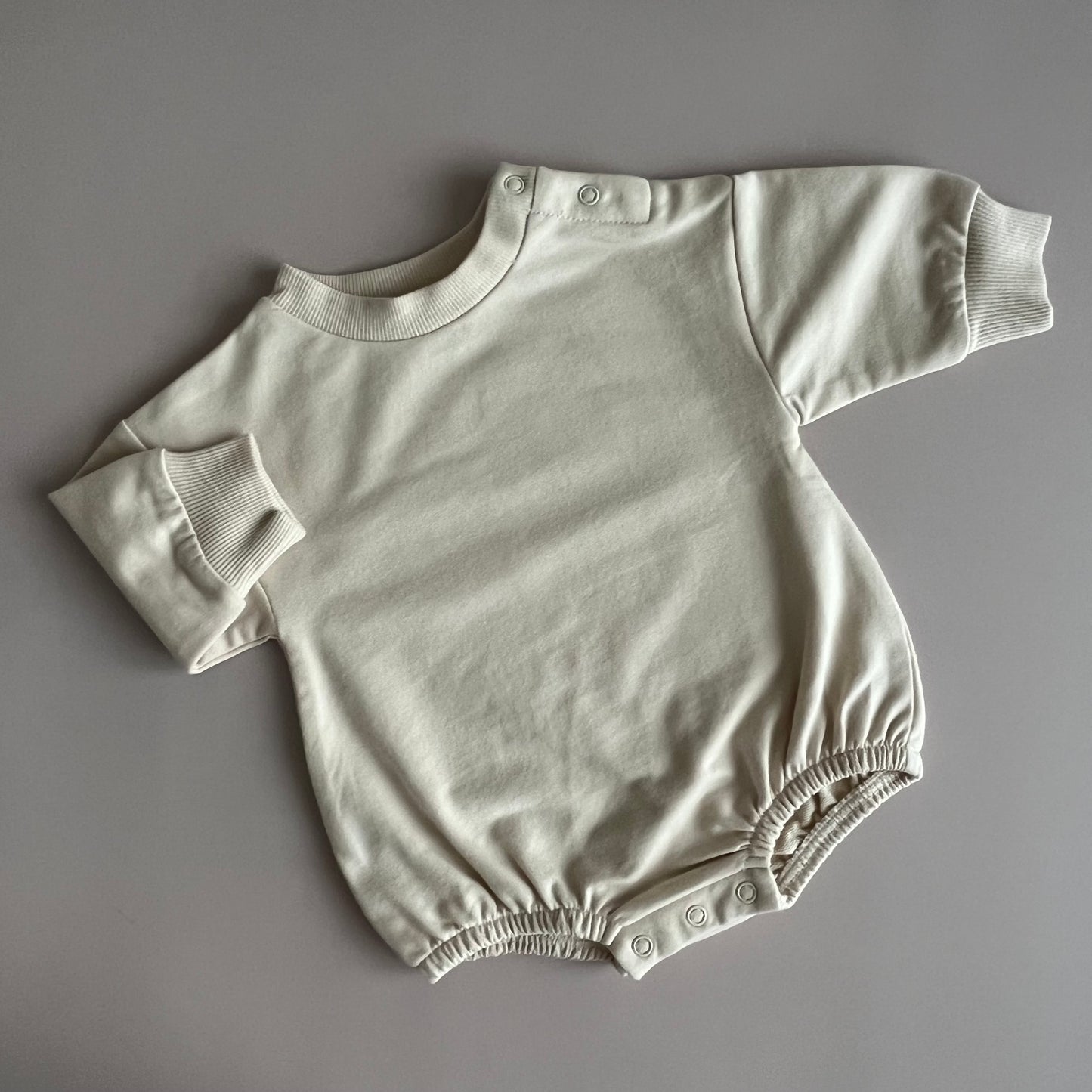 Langarm Strampler | Creme