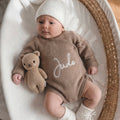 Strick-Wickelbody | Soft Mocha