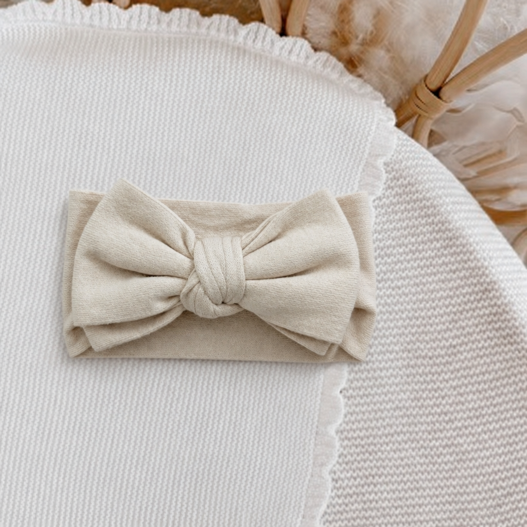 Haarband aus Baumwolle | Beige