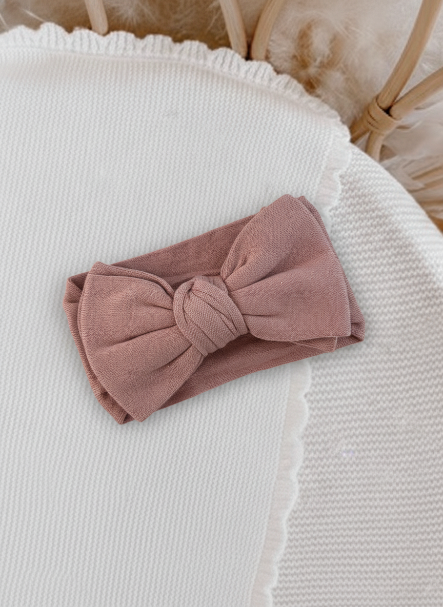 Haarband aus Baumwolle | Alt-rosa